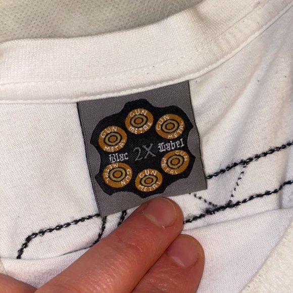 GUN&METAL 100% COTTON T-SHIRT PLUS SIZE PERFECT CONDITION - Picture 3 of 5